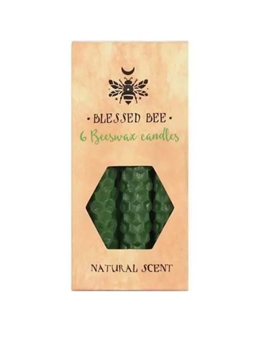 [5056131105065] Bougies à rituel en Cire d'Abeille - Vert