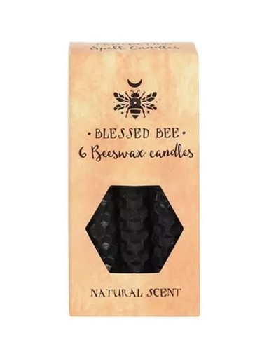 [5056131105126] Bougies à rituel en Cire d'Abeille - Noir