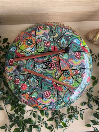 [3660341767160] Tongue Drum Multicolore 30 cm