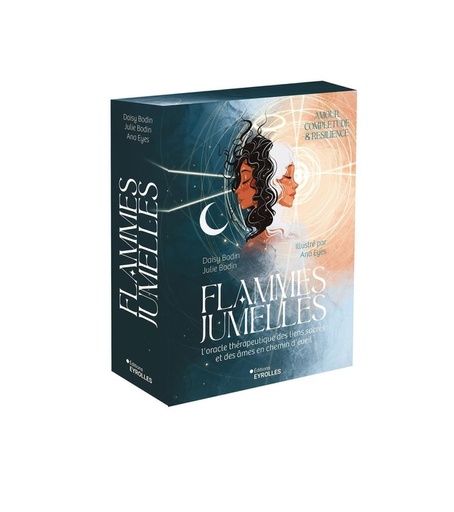 Couverture du livre Flammes jumelles - L'oracle thérapeutique des liens sacrés et des âmes en chemin d'éveil : Amour, complétude & résilience de Ana Eyes