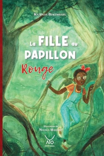 Couverture du livre La Fille au papillon rouge de Katenda Bukumbabu
