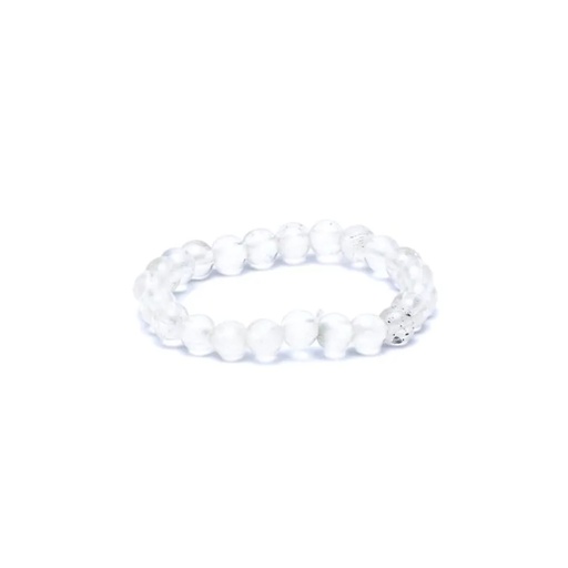 [8721139293676] Bague élastique en quartz clair -- 3 mm