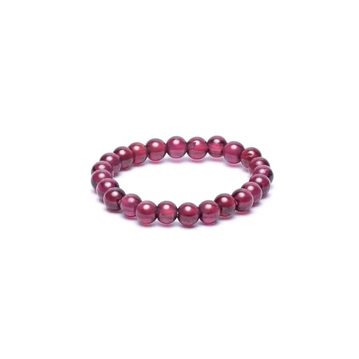[8721139293737] Bague élastique grenat -- 3mm