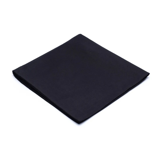 [8718969173711] Housse de tapis de méditation en coton bio noire (GOTS) | 65x65x5cm; 239g