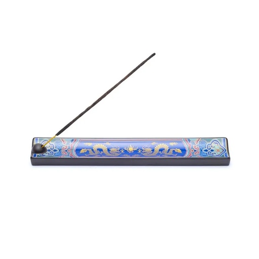 [8719172830002] Porte-encens en céramique Dragons -- 22.5cm