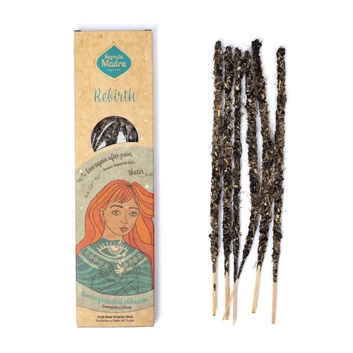 [7798348233312] Encens Sagrada Madre 5 Éléments Eau -- ±20g