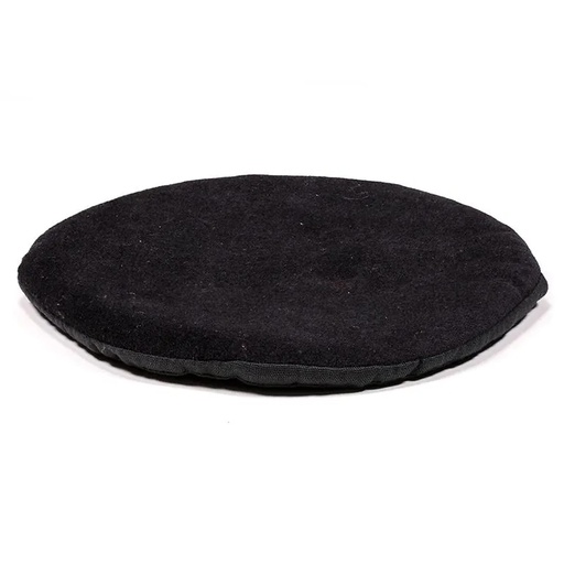 [8718969175715] Support plat pour Bol Tibétain - rond noir | 20x1 cm