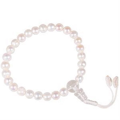 [8718969176460] Mala perles avec perle guru 21 perles -- 0.8 cm
