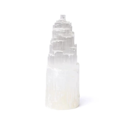 [8721139296974] Lampe iceberg en sélénite -- ±25x9cm