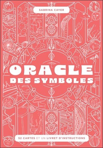 Couverture du livre Oracle des symboles - 52 cartes et un livret d'instructions - Coffret de Sabrina Cayer