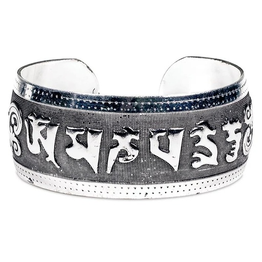 [8718969177160] Bracelet tribal Miao avec mantra OMPMH | 3 cm