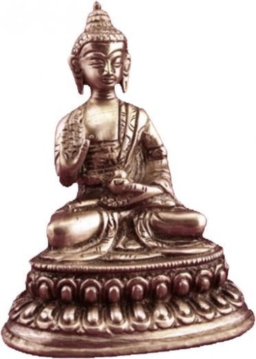 [8718969179898] Mini statuette Bouddha Amogasiddhi -- 300 g; 10 cm