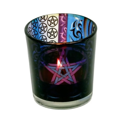 [8719075391402] Bougeoir Pentacle | 6x5 cm