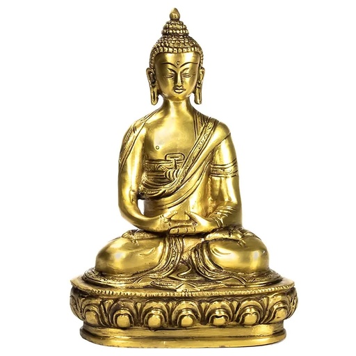 [8719075397473] Bouddha Amithaba statue monochrome | 1620 g; 20 cm
