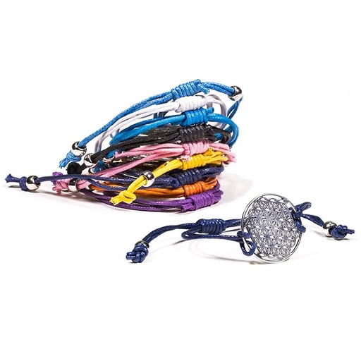 [8719075398074] Bracelets Fleur de Vie lot de 10 couleurs |±5.5-8.5cm