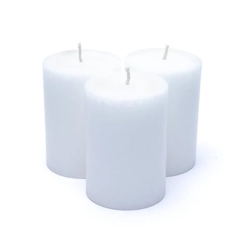 [8719172831146] Bougies de stéarine 3 x PURENESS | 8x5.5 cm