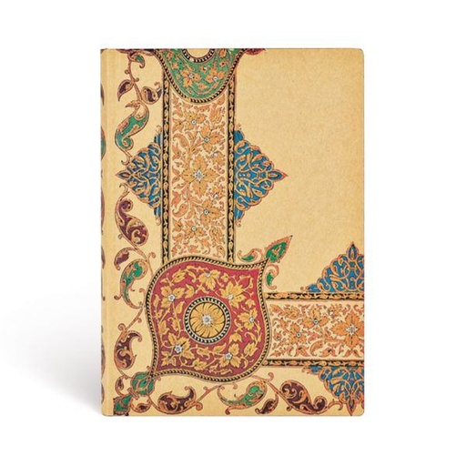 [9781439744680] Carnets Flexis à couverture souple - Visions de Cachemire Ivoire Kraft - Midi - Ligné