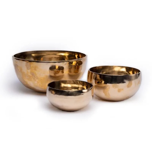 [8719172831269] Bol Chantant Tibétain Shanti coleur or | 1050-1250 g; 20-21 cm