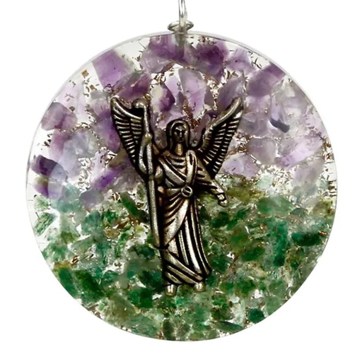 [8719172831443] Orgonite Pendentif Archange Raphaël | 4 cm