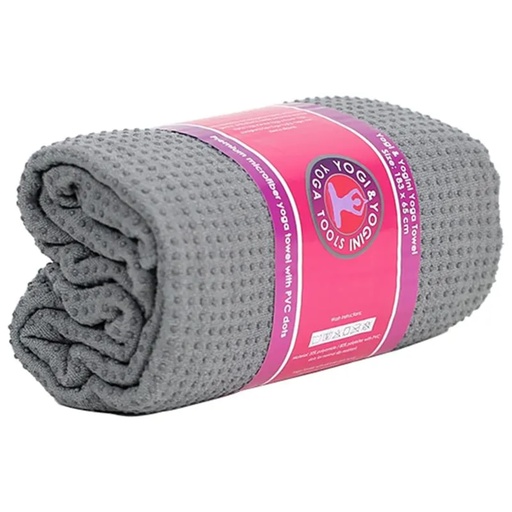 [8719172831481] Yoga toile PVC antidérapante gris -- 500 g; 183x65 cm