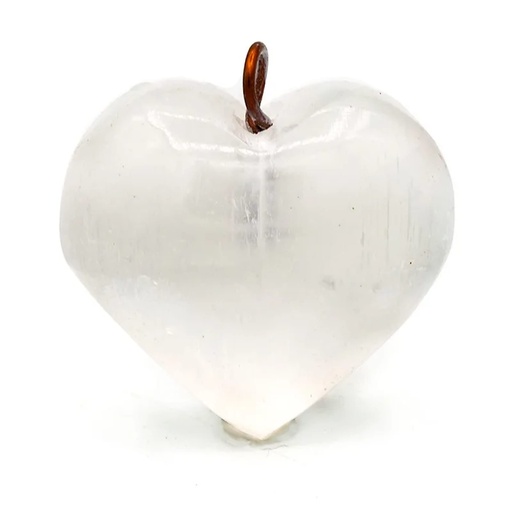 [8719172832051] Pendentis coeur en Sélénite | 3 cm