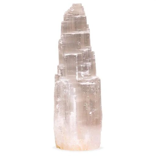 [8719172832136] Lampe en Selenite | 25 cm