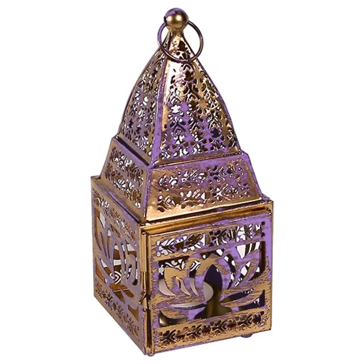[8719172834154] Lumière d'ambiance Lanterne Lotus | 8.5x8x19 cm