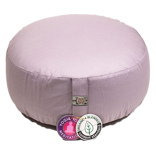 [8719172834680] Coussin de méditation taupe coton BIO (OCS) | 33x17cm; ±2300g