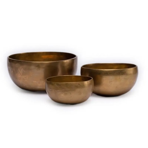 [8719172834857] Bol Chantant Tibétain gravé OM | 800-900 g; 17 cm