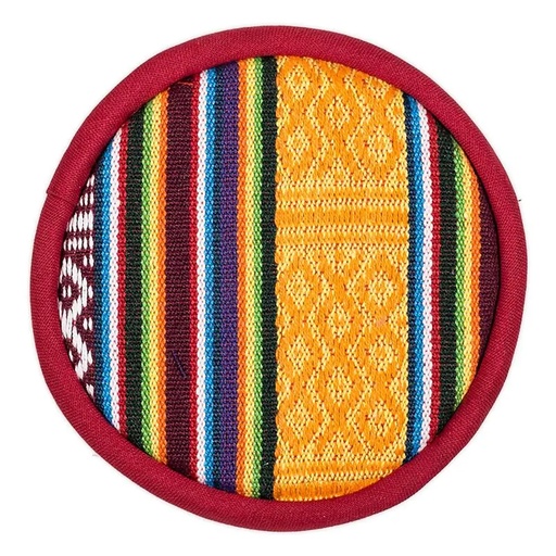 [8719172835755] Coussin pour bol chantant tibétain design tribal | 10.5 cm