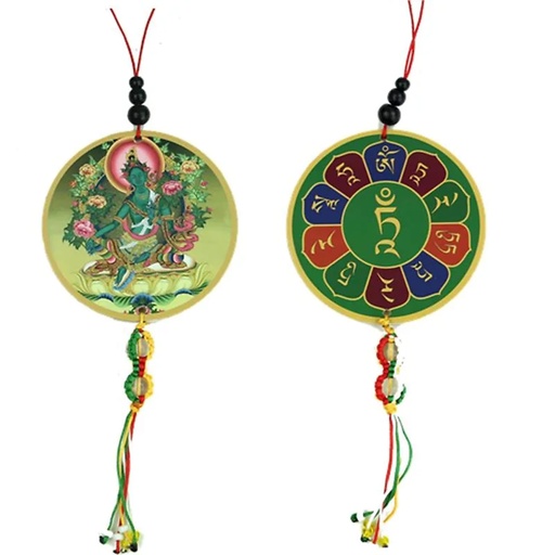 [8719172836899] Pendentif voiture ou fenêtre - Tara Verte | 8x36 cm