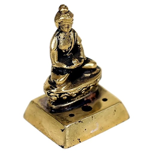 [8719172838008] Brûle encens Bouddha bronze | 55 g; 4.5 cm