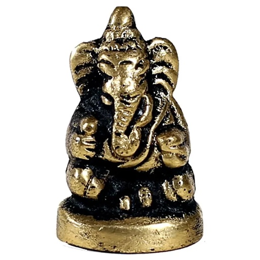 [8719172838022] Ganesh - laiton - en miniature | 24 g; 3 cm