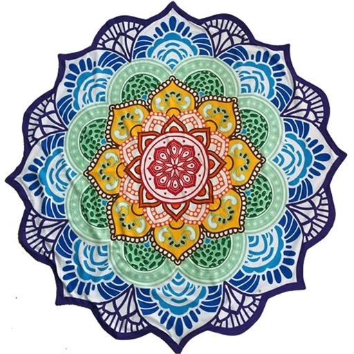 [8719172838220] Serviette de plage 7 chakra | 450-550 g; 150 cm
