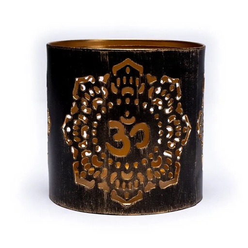 [8719172839258] Eclairage d'ambiance équitable Mandala Om | 9,5x10cm