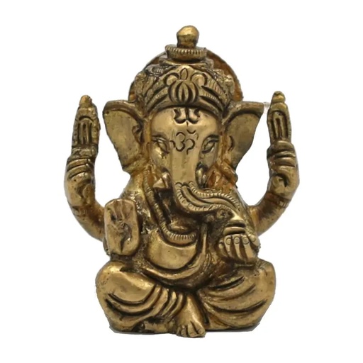 [8719172839432] Ganesh laiton miniature | 116 g; 5 cm
