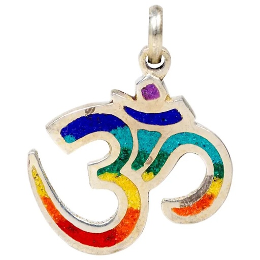 [8719497610822] Pendentif Chakra Om | 3 cm