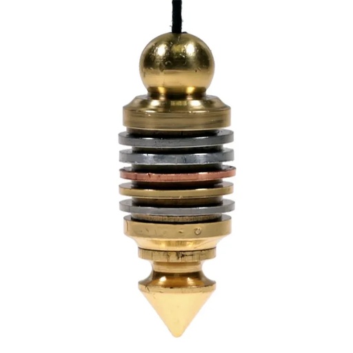 [8719497612635] Pendule avec sept types de métal | 4 cm