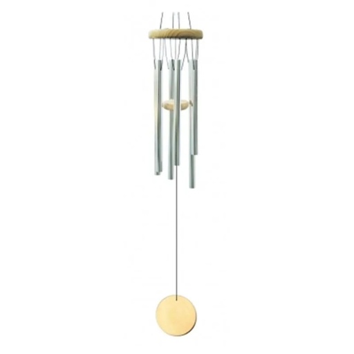 [8719497612826] Carillon à vent 5 tubes et bois | 45 cm