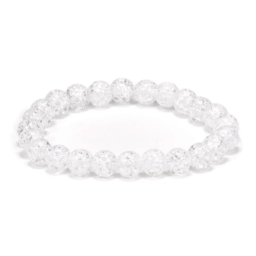 [8719497613274] Bracelet cristal de roche irisé | 0.8 cm