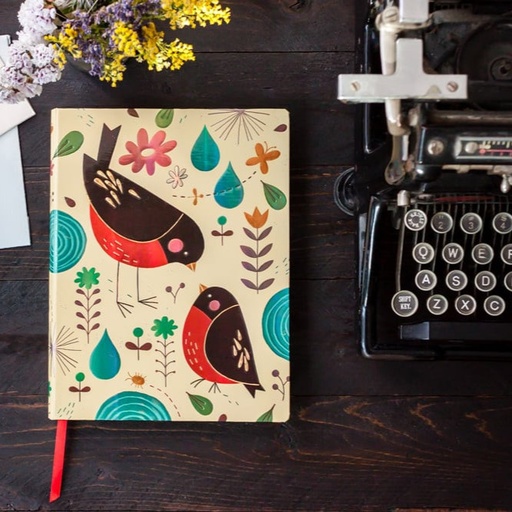 [9781439736005] Carnets à couverture rigide - Maman Rouge-gorge - Mini - Ligné