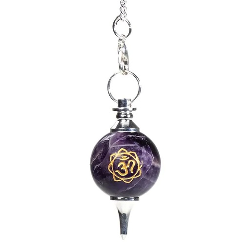 [8719497614424] Pendule 7ème chakra Sahasrara | 16gr