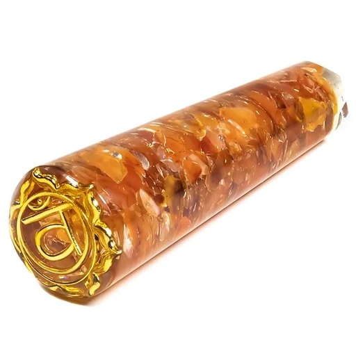[8719497615216] Baguette massage Orgonite Swadhisthana | 11cm 73gr