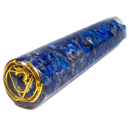 [8719497615254] Baguette de massage Orgonite Ajna -- 11cm 73gr