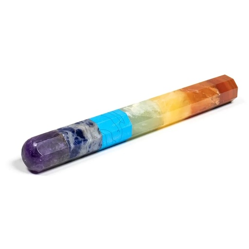 [8719497615308] Bâton de massage 7 Chakra -- 14cm