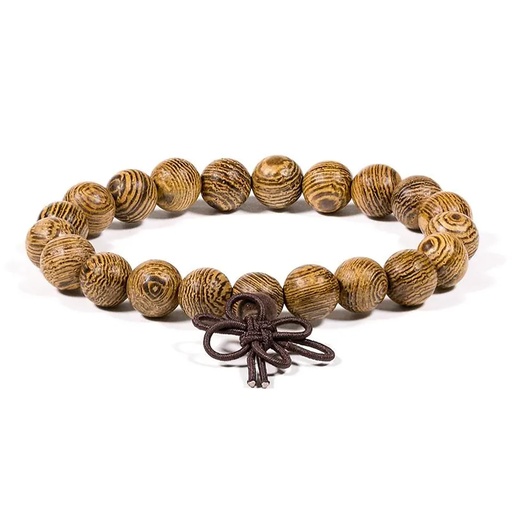 [8719497615940] Mala bracelet bois wengé élastique | 0.8 cm