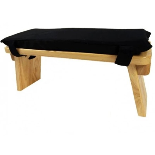 [8720088290224] Coussin pour banc de méditation noir | 48x17x3 cm