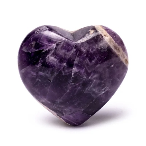 [8720088291160] Pierre de souci coeur Améthyste | ±3.5-4cm