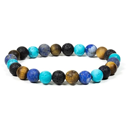[8720088291696] Bracelet multi pierre | 8mm