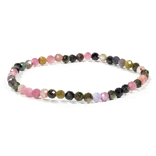 [8720088292242] Bracelet tourmaline multicolore | ±0.4 cm